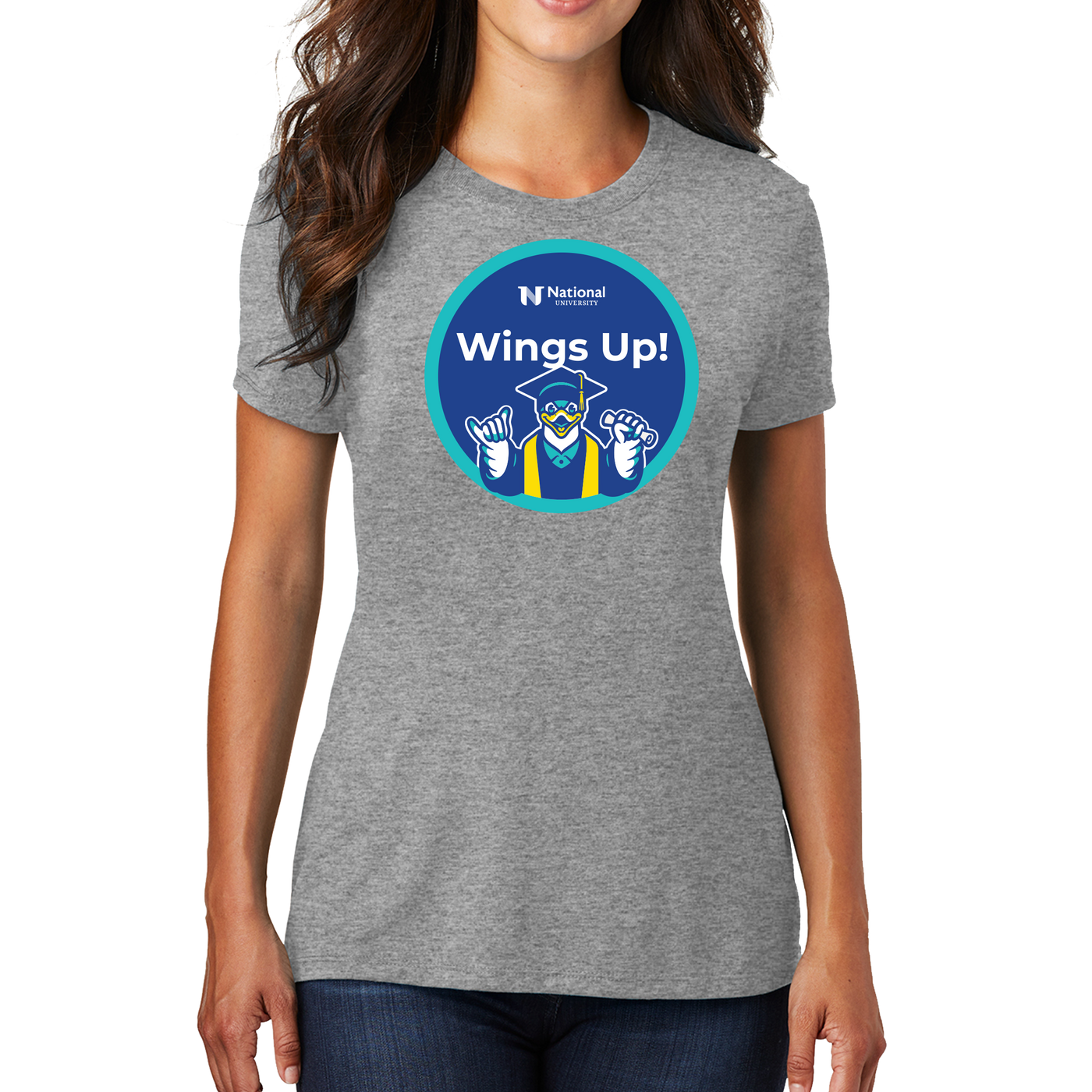 District Made® Ladies Perfect Tri® Crew Tee - NU Class of 2025 - 2