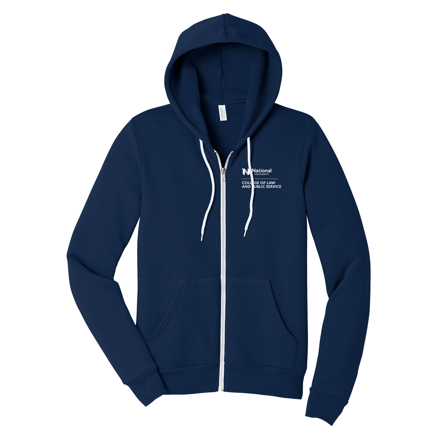 BELLA+CANVAS ® Unisex Sponge Fleece Full-Zip Hoodie - College of Law & Public Service
