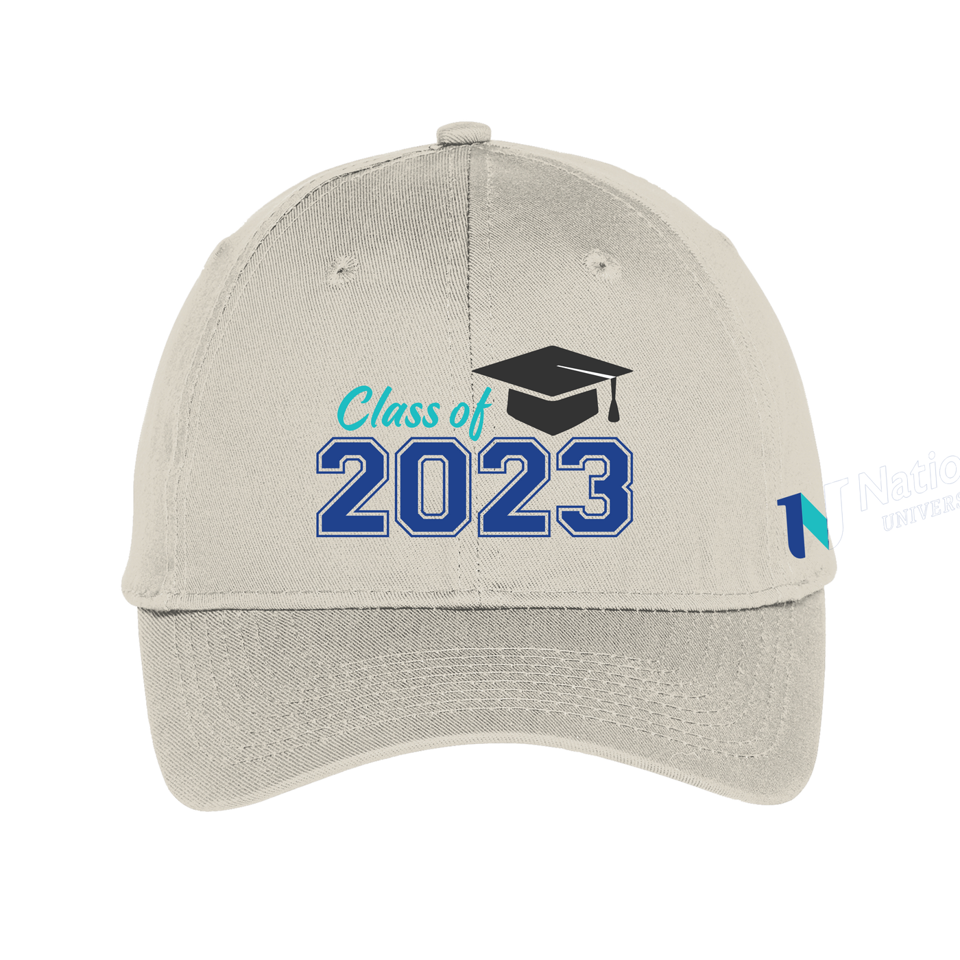 Port & Company® Six-Panel Unstructured Twill Cap - NU Class of 2023