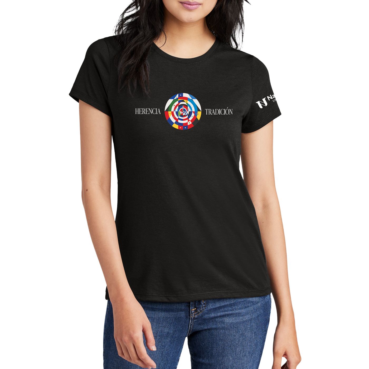 District Made® Ladies Perfect Tri® Crew Tee - 2024 Hispanic Heritage 2