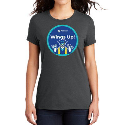 District Made® Ladies Perfect Tri® Crew Tee - NU Class of 2025 - 2