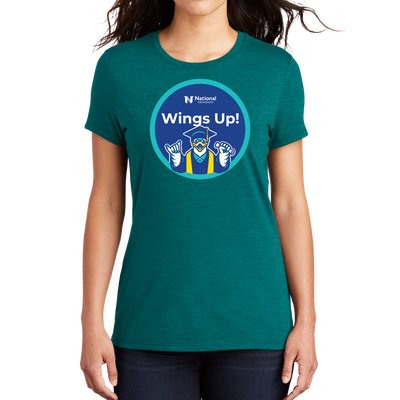 District Made® Ladies Perfect Tri® Crew Tee - NU Class of 2025 - 2