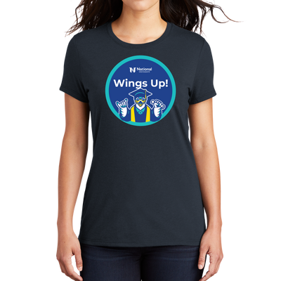 District Made® Ladies Perfect Tri® Crew Tee - NU Class of 2025 - 2