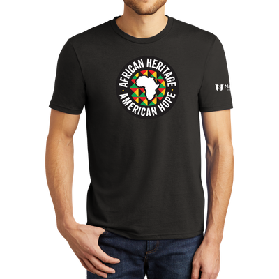 District® - Young Mens Tri-Blend Crew Neck Tee - Black History 2024 - 1