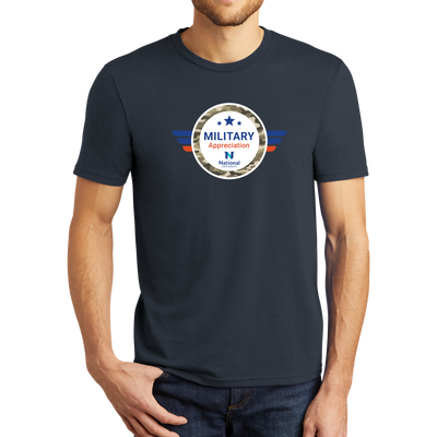 District® - Young Mens Tri-Blend Crew Neck Tee - Military Appreciation 2