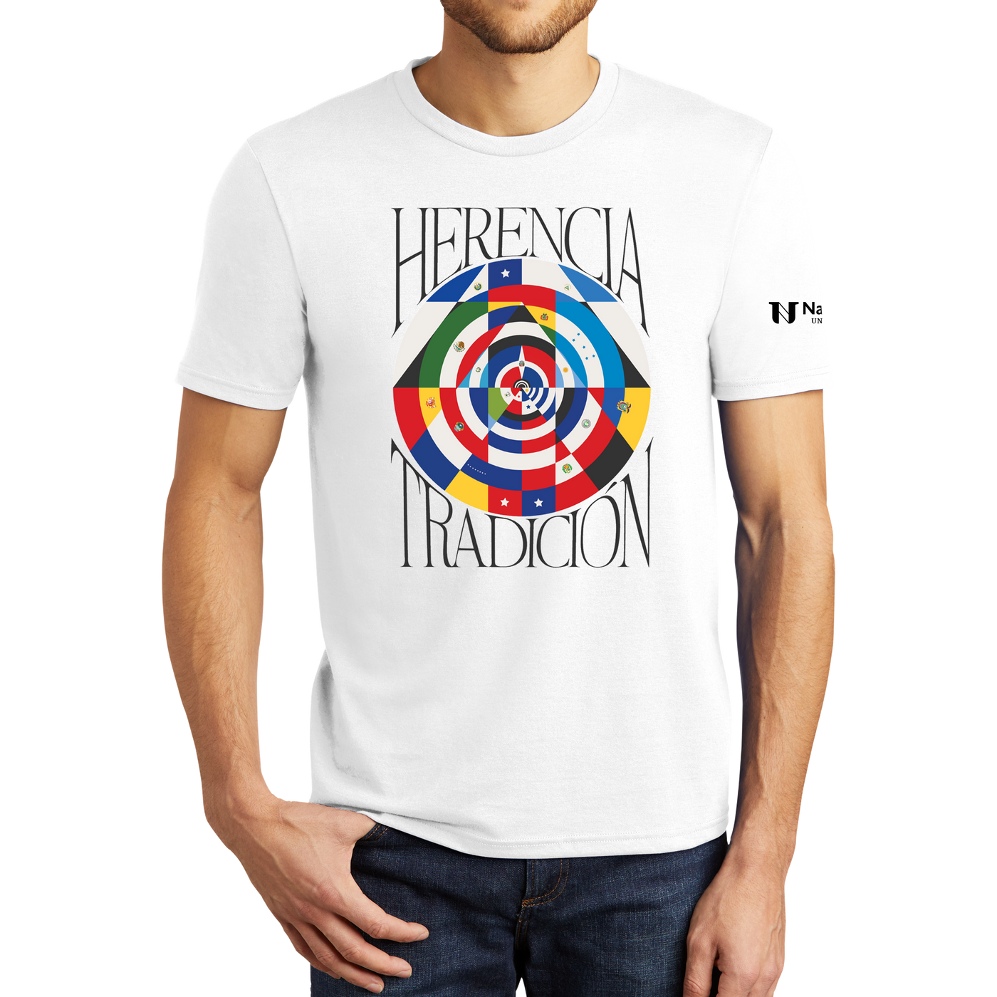 District® - Young Mens Tri-Blend Crew Neck Tee - 2024 Hispanic Heritage 1