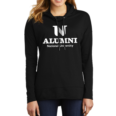 District Women’s Featherweight French Terry Hoodie - NU Alumni