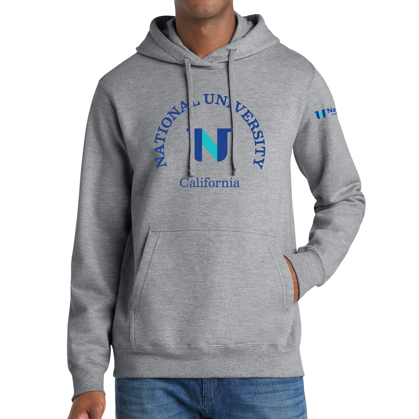 Port & Co™ Fan Favorite™ Fleece Pullover Hooded Sweatshirt - NU Custom Location