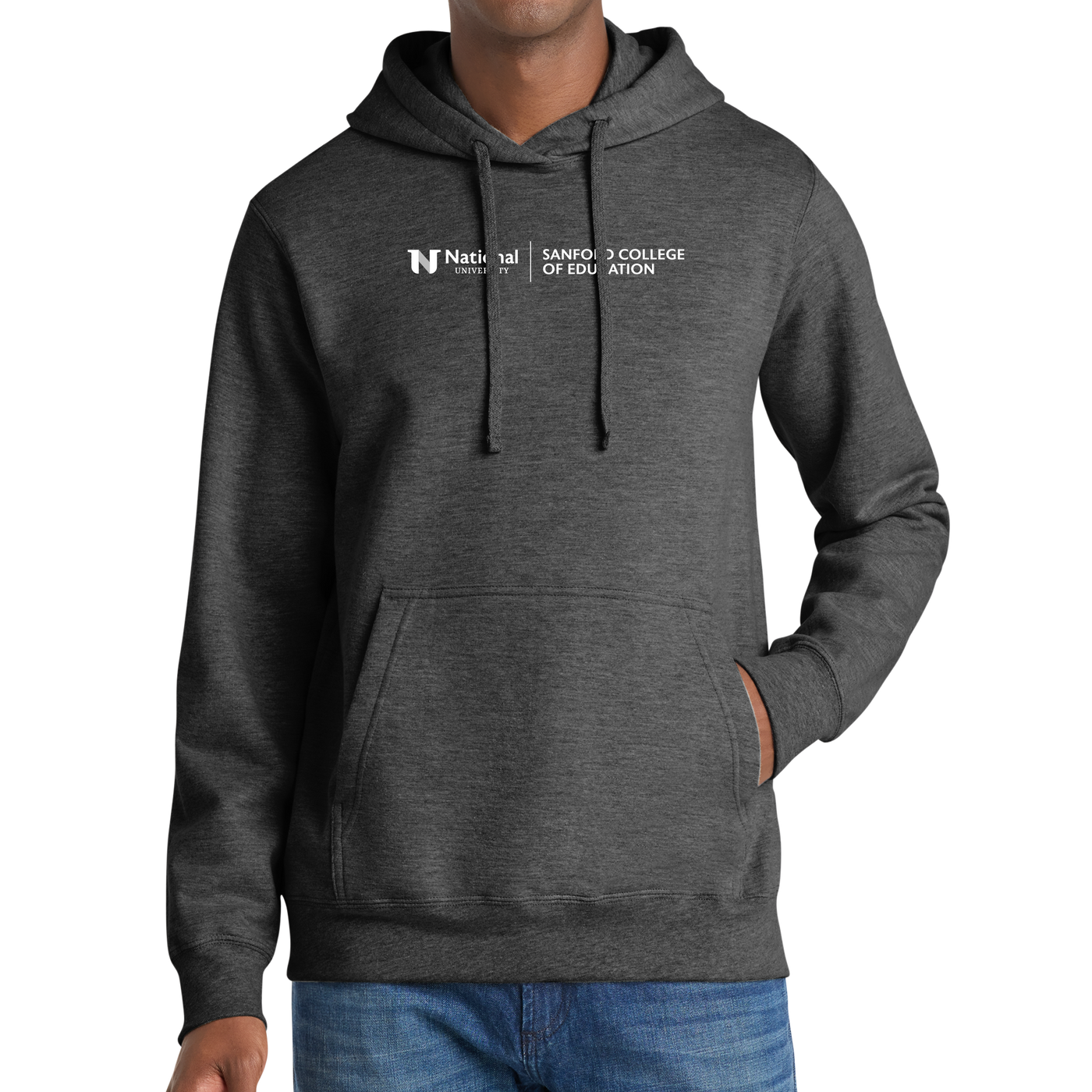 Port & Company® Fan Favorite™ Fleece Pullover Hooded Sweatshirt - Sanford College of Education