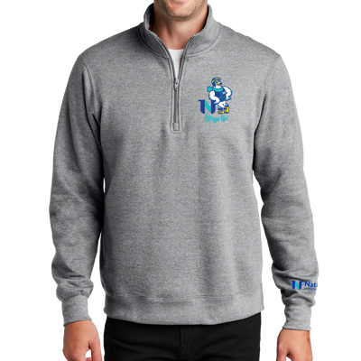 Port & Company® Fan Favorite™ Fleece 1/4-Zip Pullover Sweatshirt - Navi 1