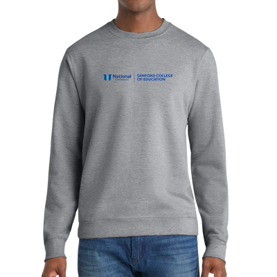 Port & Company® Fan Favorite™ Fleece Crewneck Sweatshirt - Sanford College of Education