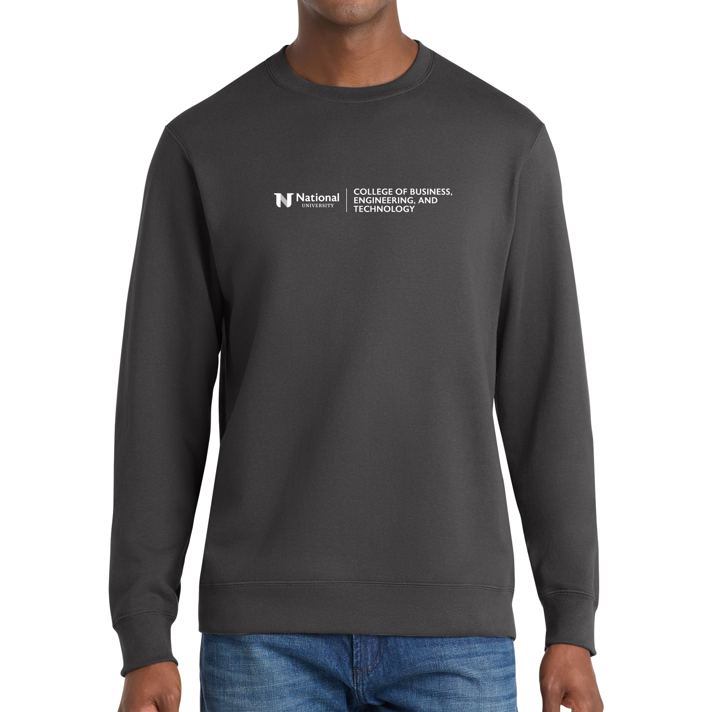 Port & Company® Fan Favorite™ Fleece Crewneck Sweatshirt - College of Business, Engineering, & Technology