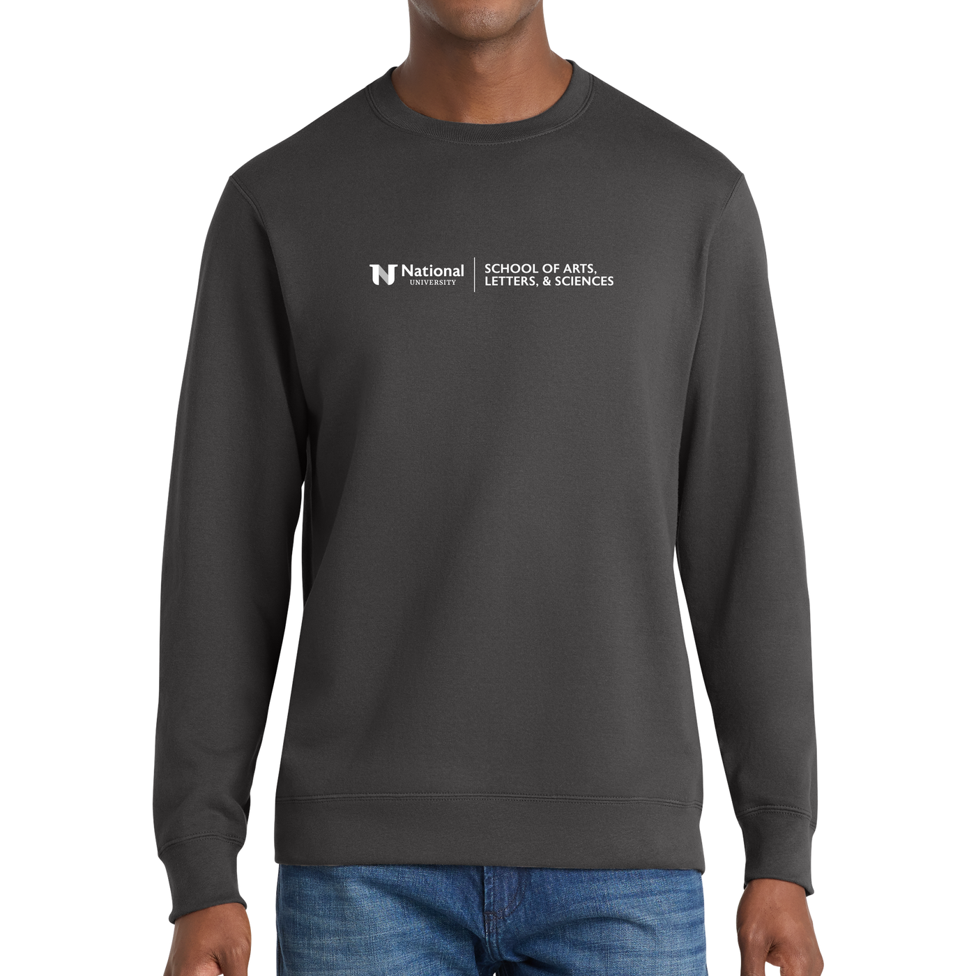 Port & Company® Fan Favorite™ Fleece Crewneck Sweatshirt - School of Arts, Letters, & Sciences