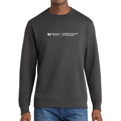 Port & Company® Fan Favorite™ Fleece Crewneck Sweatshirt - Sanford College of Education
