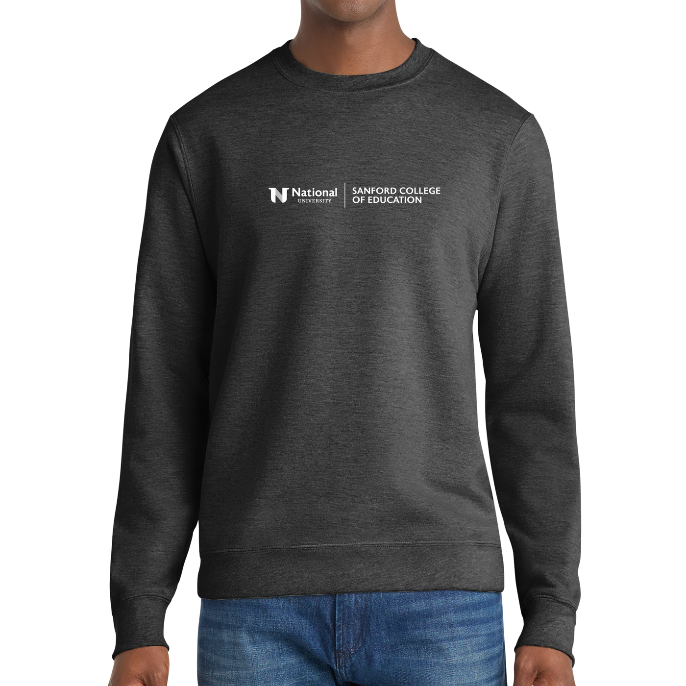 Port & Company® Fan Favorite™ Fleece Crewneck Sweatshirt - Sanford College of Education