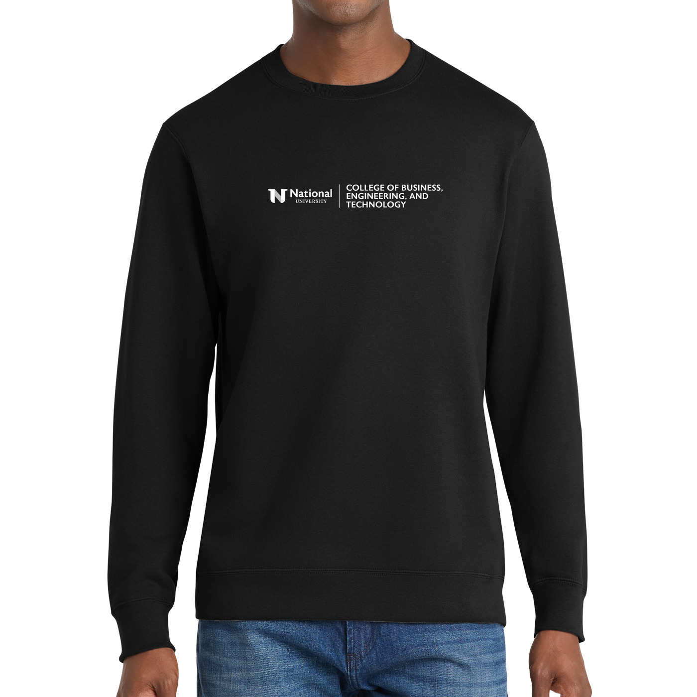Port & Company® Fan Favorite™ Fleece Crewneck Sweatshirt - College of Business, Engineering, & Technology