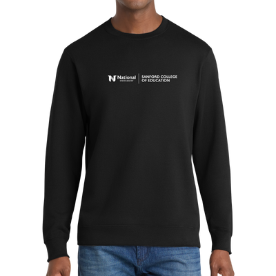 Port & Company® Fan Favorite™ Fleece Crewneck Sweatshirt - Sanford College of Education
