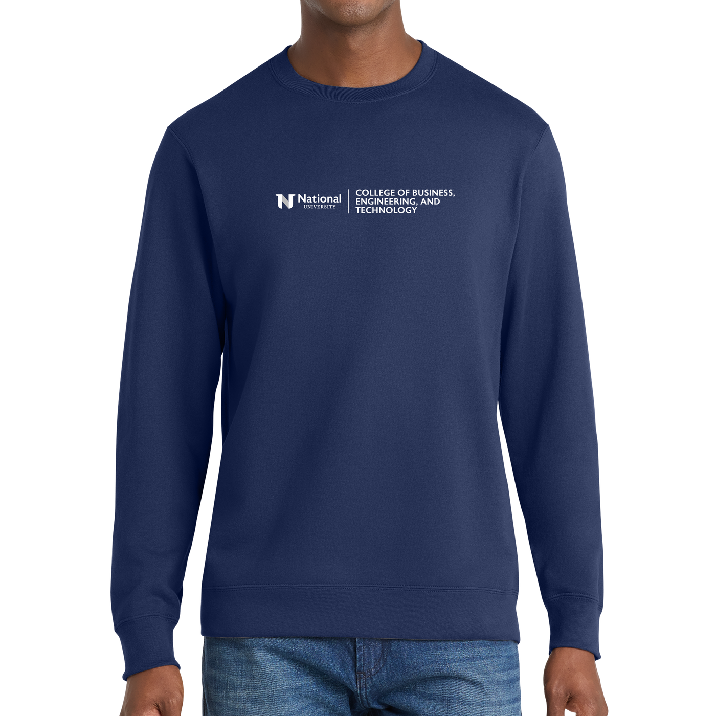 Port & Company® Fan Favorite™ Fleece Crewneck Sweatshirt - College of Business, Engineering, & Technology