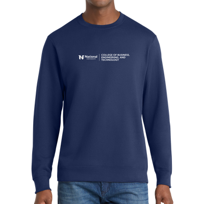 Port & Company® Fan Favorite™ Fleece Crewneck Sweatshirt - College of Business, Engineering, & Technology