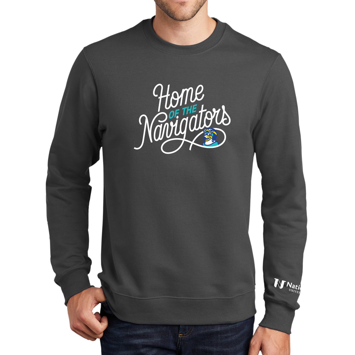 Port & Company® Unisex Fan Favorite™ Fleece Crewneck Sweatshirt - Navi 2