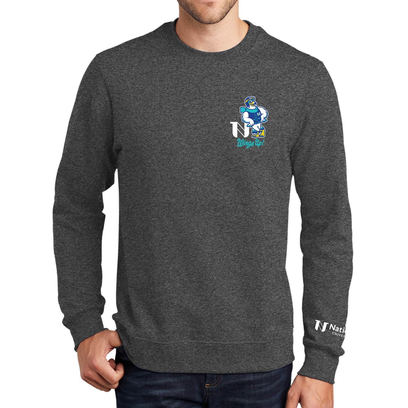 Port & Company® Unisex Fan Favorite™ Fleece Crewneck Sweatshirt - Navi 1