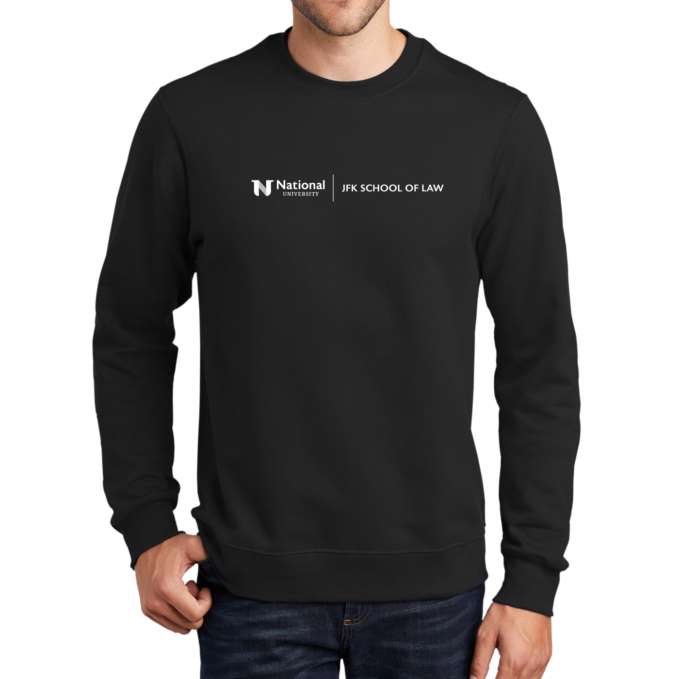 Port & Company® Unisex Fan Favorite™ Fleece Crewneck Sweatshirt - JFK School of Law