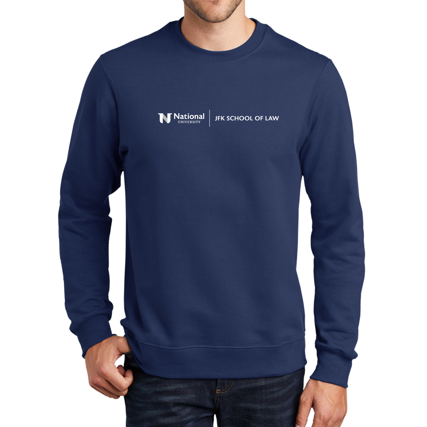 Port & Company® Unisex Fan Favorite™ Fleece Crewneck Sweatshirt - JFK School of Law