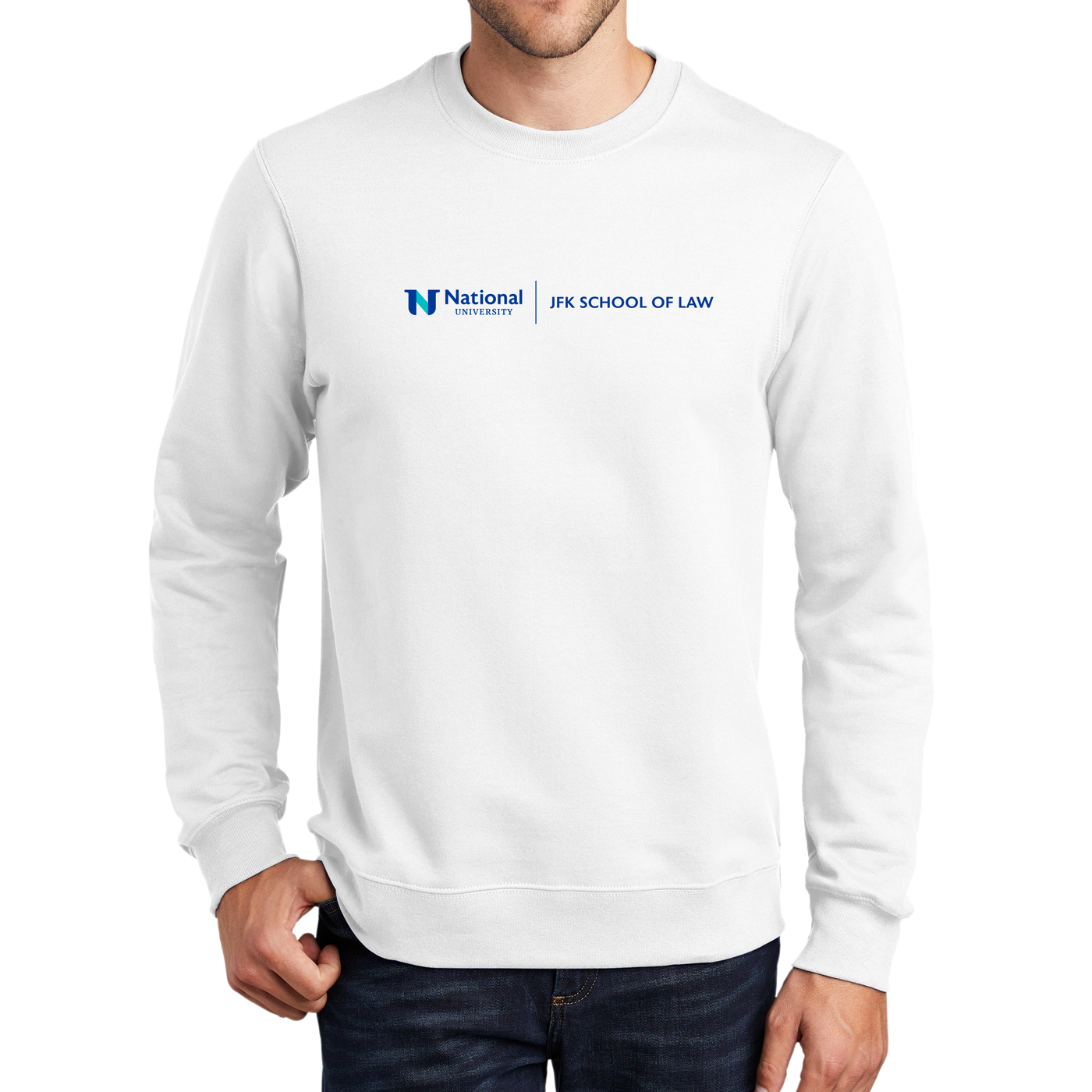 Port & Company® Unisex Fan Favorite™ Fleece Crewneck Sweatshirt - JFK School of Law