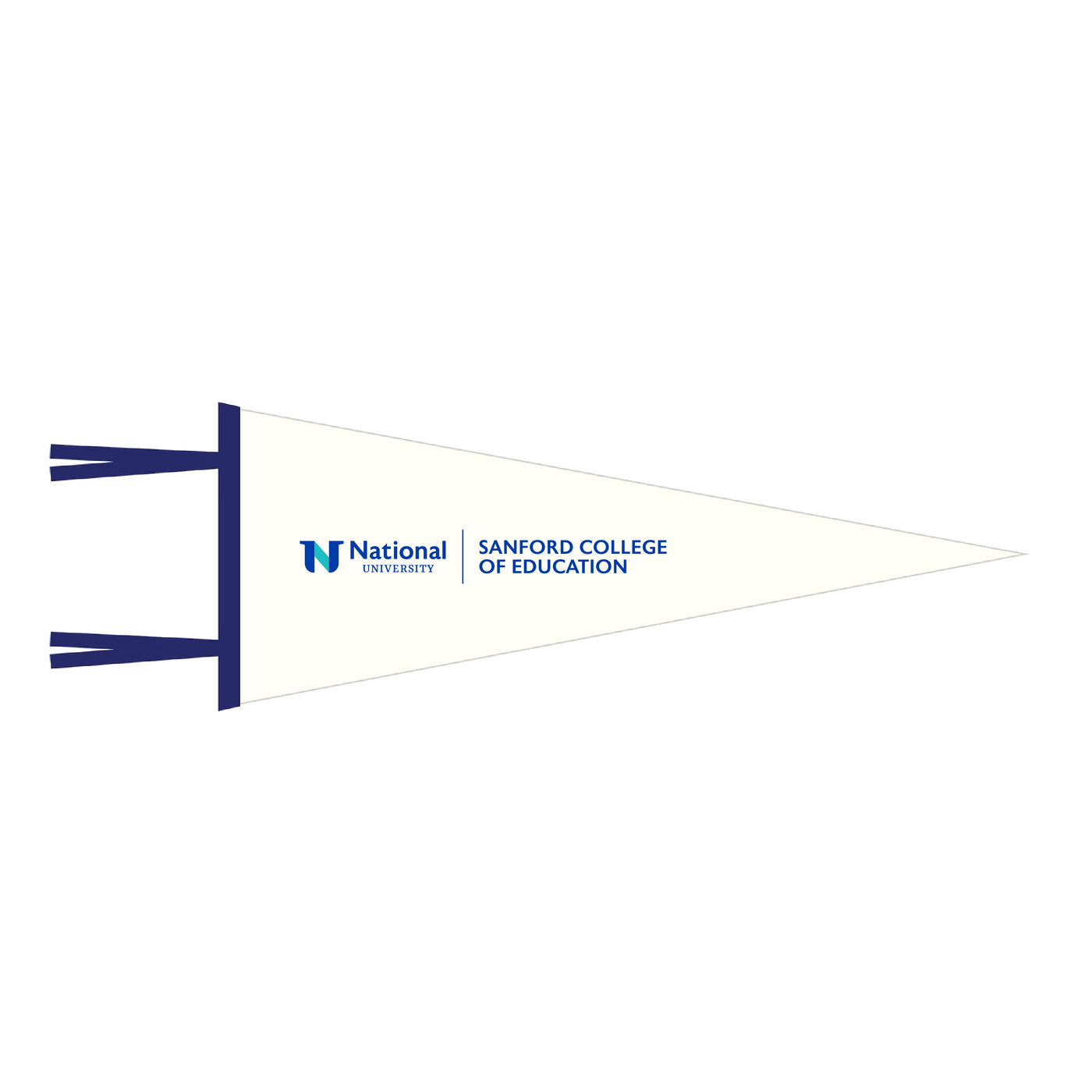 National University Pennant Flag - Sanford College of Education