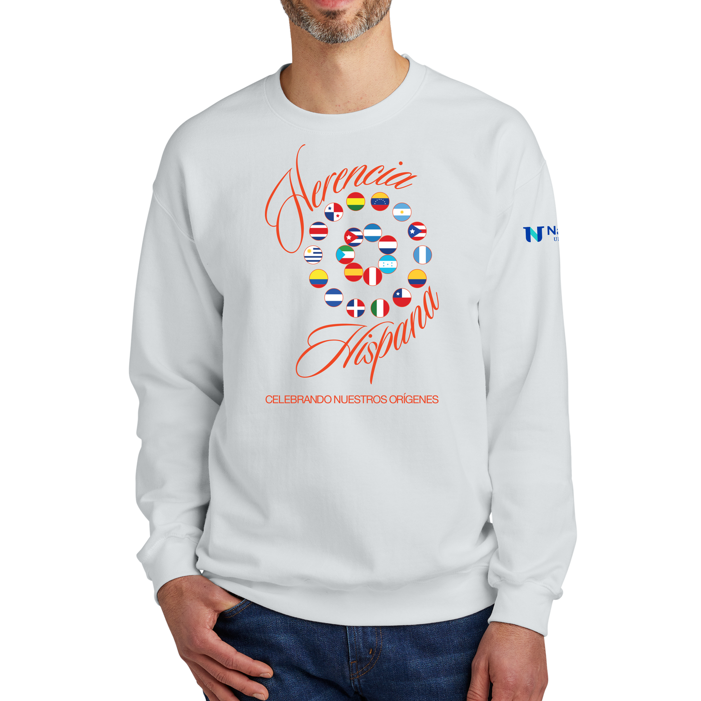 Gildan® Softstyle® Crewneck Sweatshirt - Hispanic Heritage 23