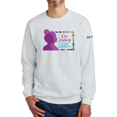 Gildan® Softstyle® Crewneck Sweatshirt - Women's History 2024 - 3