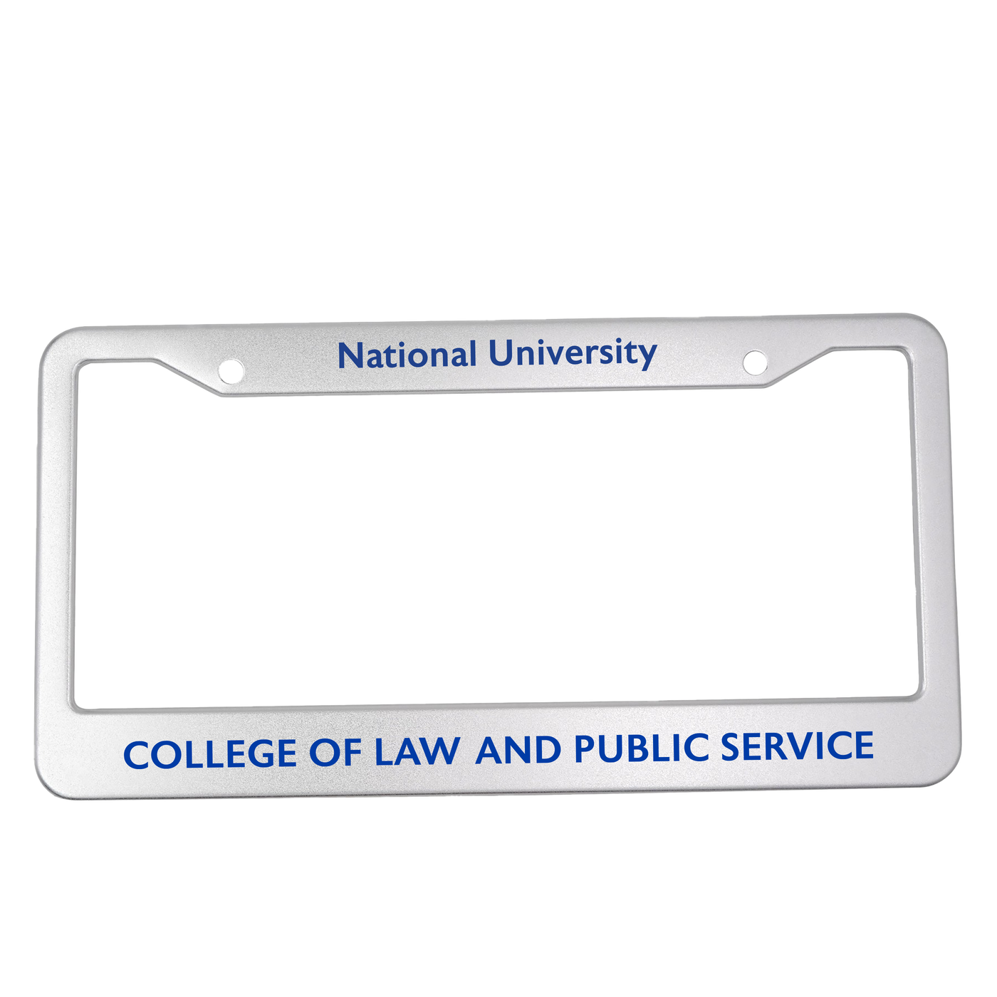 Aluminum Alloy License Plate Frame - College of Law & Public Service