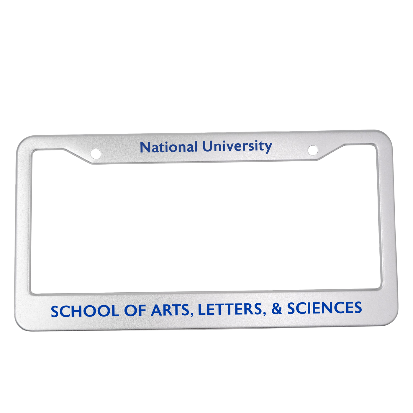 Aluminum Alloy License Plate Frame - School of Arts, Letters, & Sciences