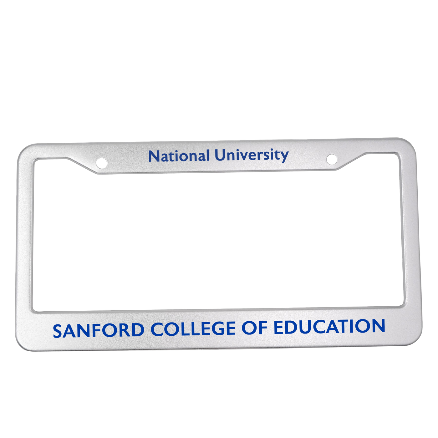 Aluminum Alloy License Plate Frame - Sanford College of Education