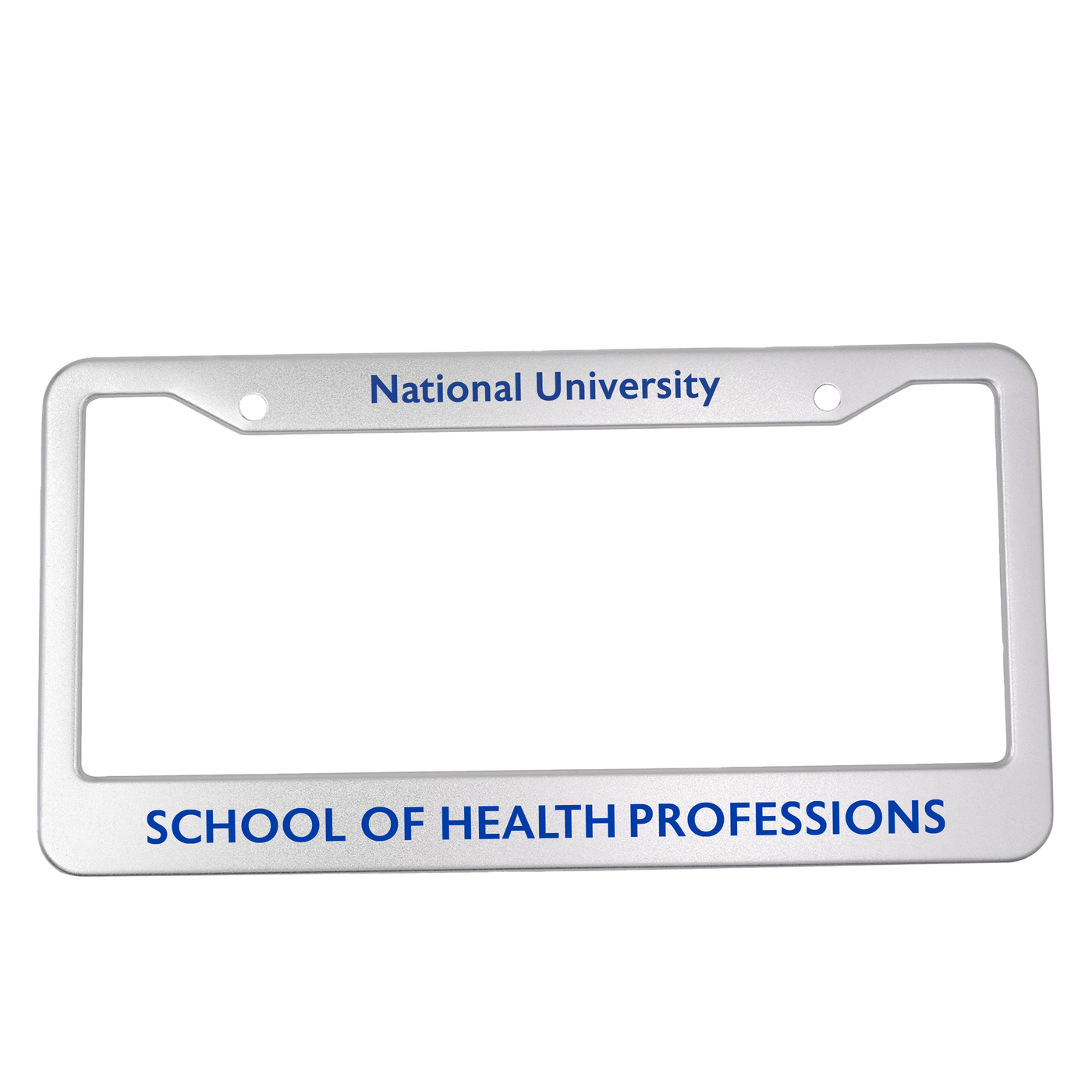 Aluminum Alloy License Plate Frame - School of Health Professions