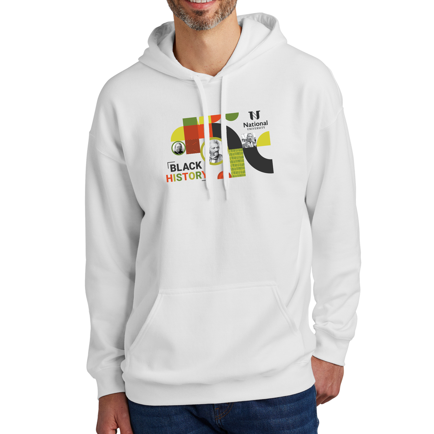 Gildan® Softstyle® Pullover Hooded Sweatshirt - Black History 2