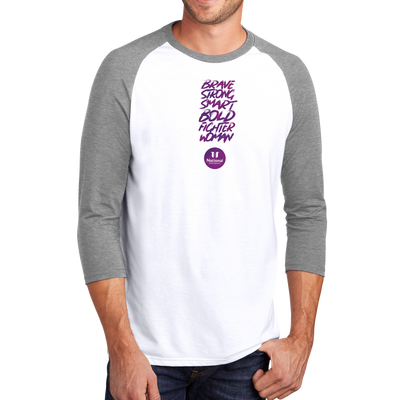 District Made® Mens Perfect Tri® 3/4-Sleeve Raglan - Women's History 2