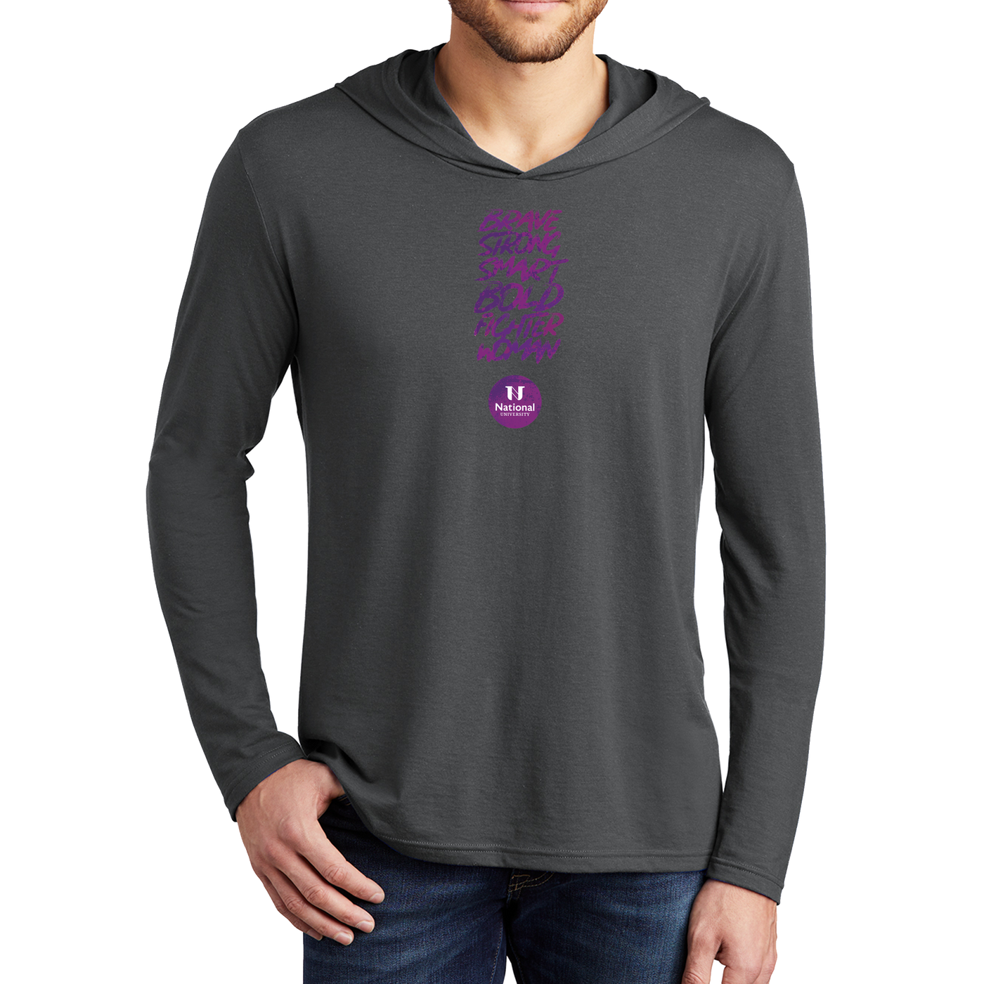 District Made® Mens Perfect Tri® Long Sleeve Hoodie - Women's History 2