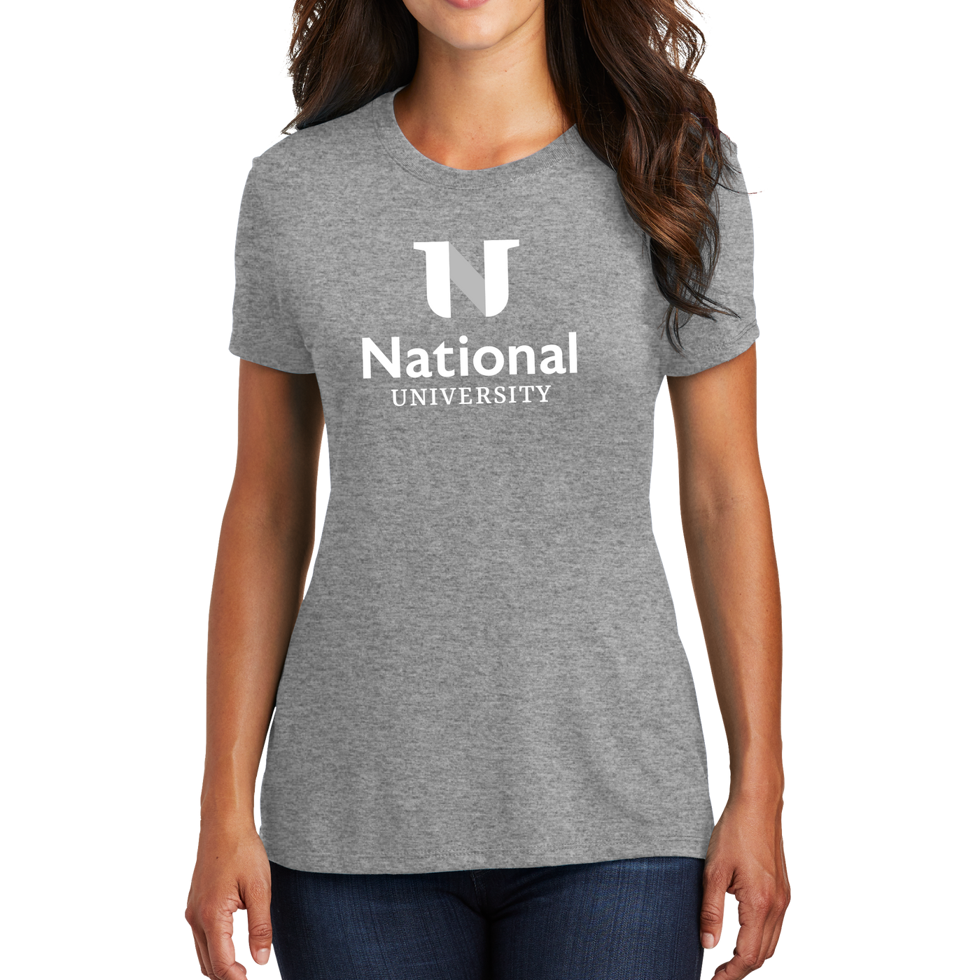 District Made® Ladies Perfect Tri® Crew Tee - Stacked