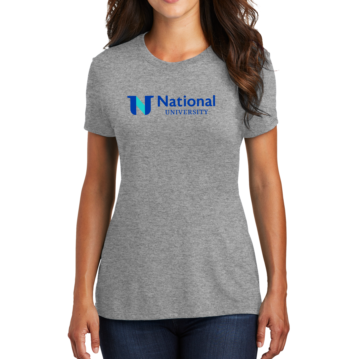 District Made® Ladies Perfect Tri® Crew Tee - Text
