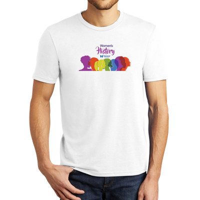 District® - Young Mens Tri-Blend Crew Neck Tee - Women's History 1