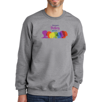 Gildan® Softstyle® Crewneck Sweatshirt - Women's History 1