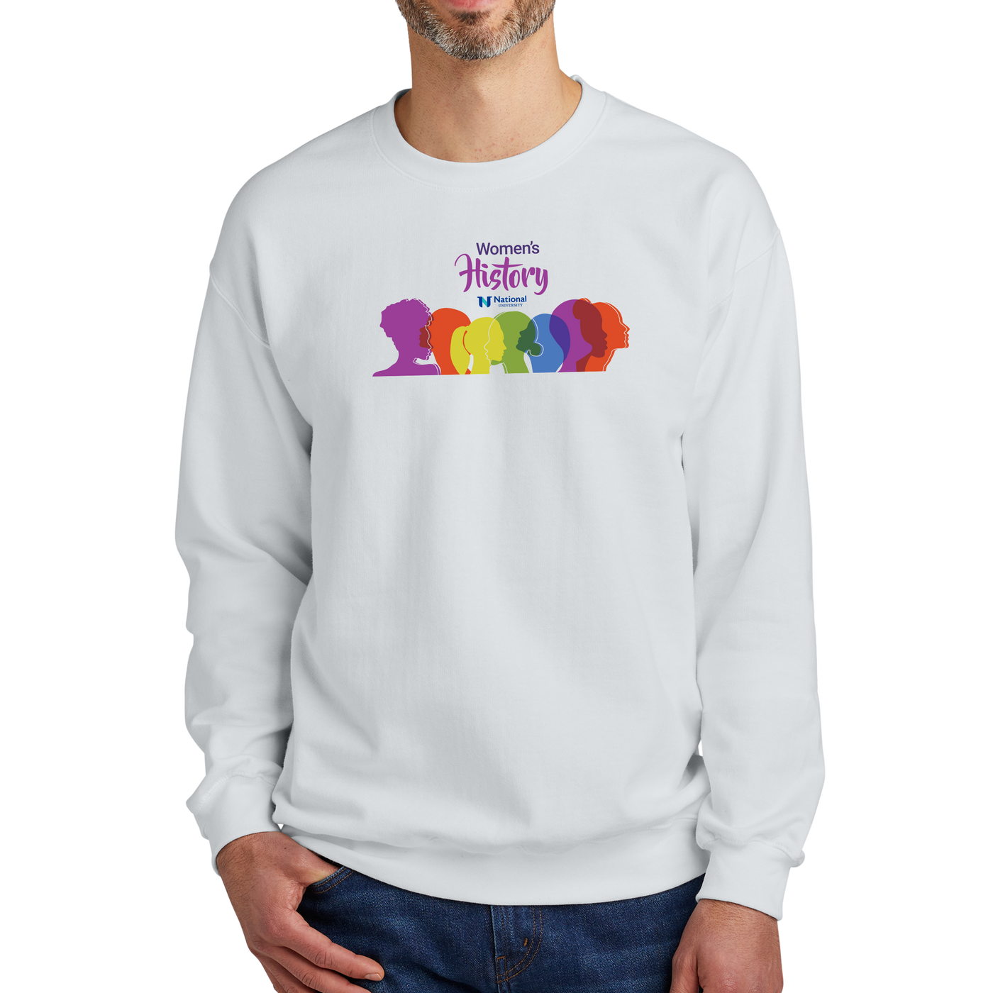 Gildan® Softstyle® Crewneck Sweatshirt - Women's History 1