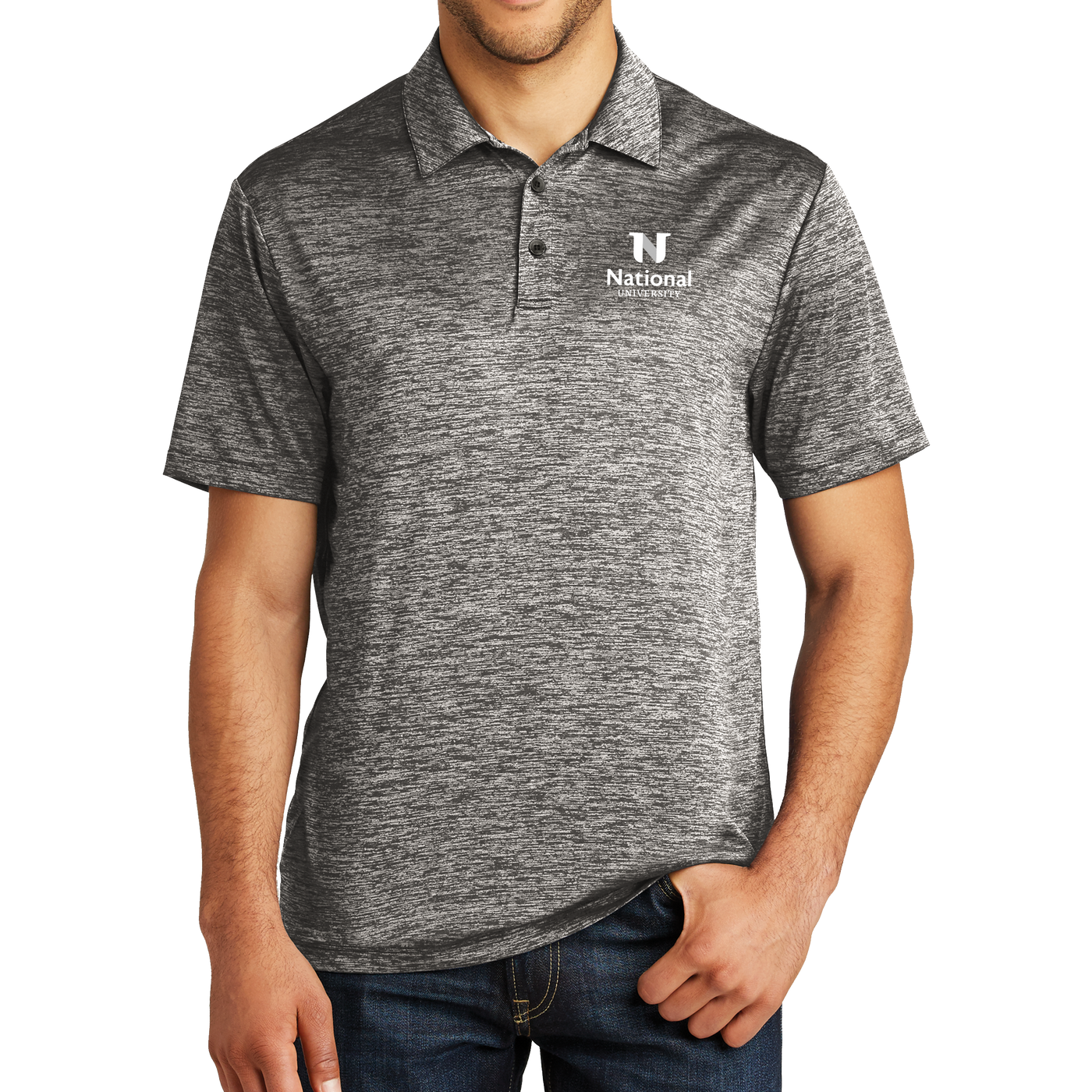 Sport-Tek® PosiCharge® Electric Heather Polo